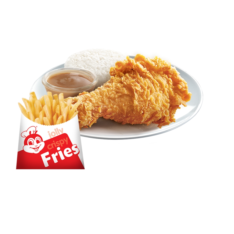 Chickenjoy with fries