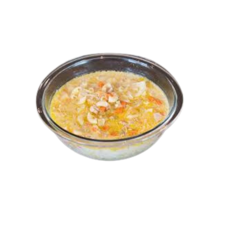 Jollibee Chickenjoy creamy macaroni soup