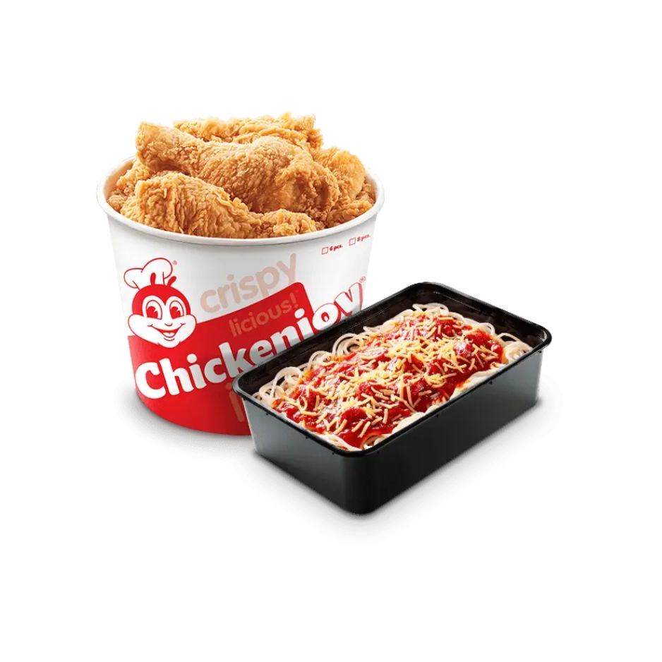 Chicken Bucket With Jolly Spaghetti